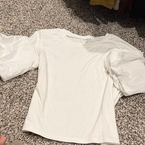 Puff sleeve top